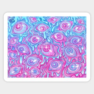 Eyeball Pattern Sticker